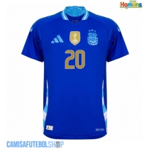 Camisa de time de futebol Argentina Alexis Mac Allister #20 Replicas 2º Equipamento Copa America 2024 Manga Curta
